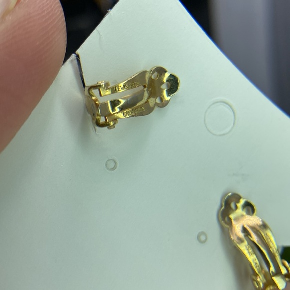 Lewis Segal Clip on Earrings - Picture 2 of 3